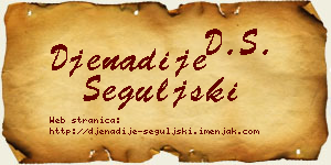 Đenadije Šeguljski vizit kartica